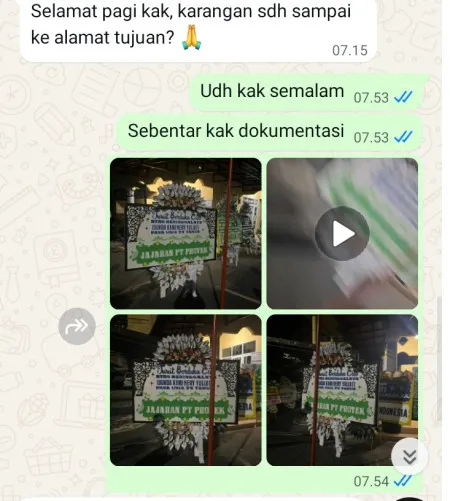Pengiriman Papan Bunga Selamat Plaza Senayan