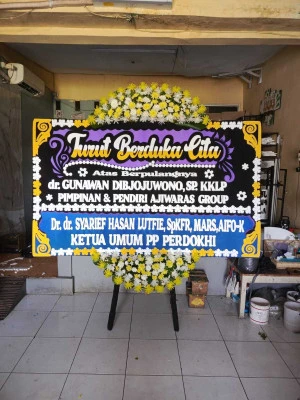 Papan Bunga di Plaza Senayan